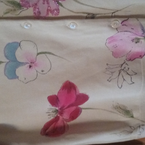 Petite sophisticate 75% silk stretch sweater cardigan size small - Picture 6 of 10